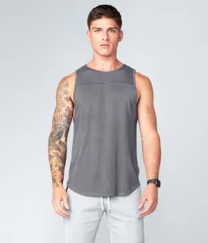 1600 . Viscose Regular-Fit Tank Top - Grey