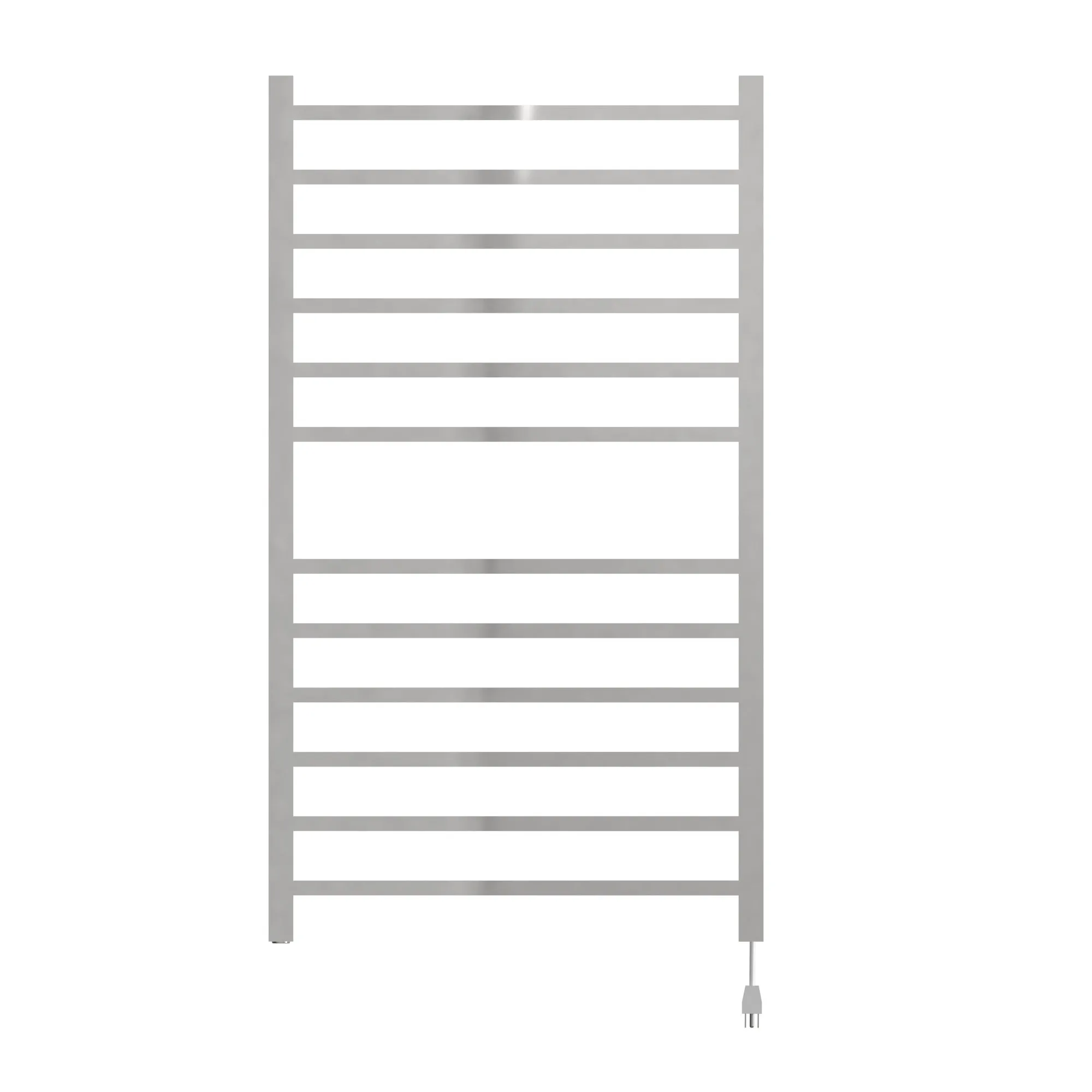 Amba RSWHL-P Radiant Large Square Hardwired   Plug-in Combo 12 Bar Towel Warmer in Polished