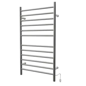 Amba RWHL-SP Radiant Large Hardwired   Plug-in Combo Straight 12 Bar Towel Warmer in Polished