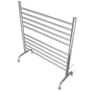 Amba SAFSP-33 Solo 33" Freestanding 10 Bar Towel Warmer in Polished