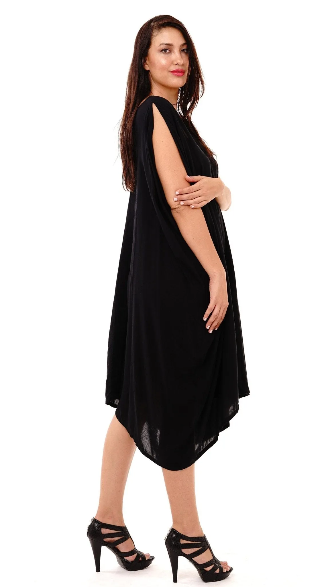 Attika Goddess Loose Fitting Tunic Sleeveless Summer Dress