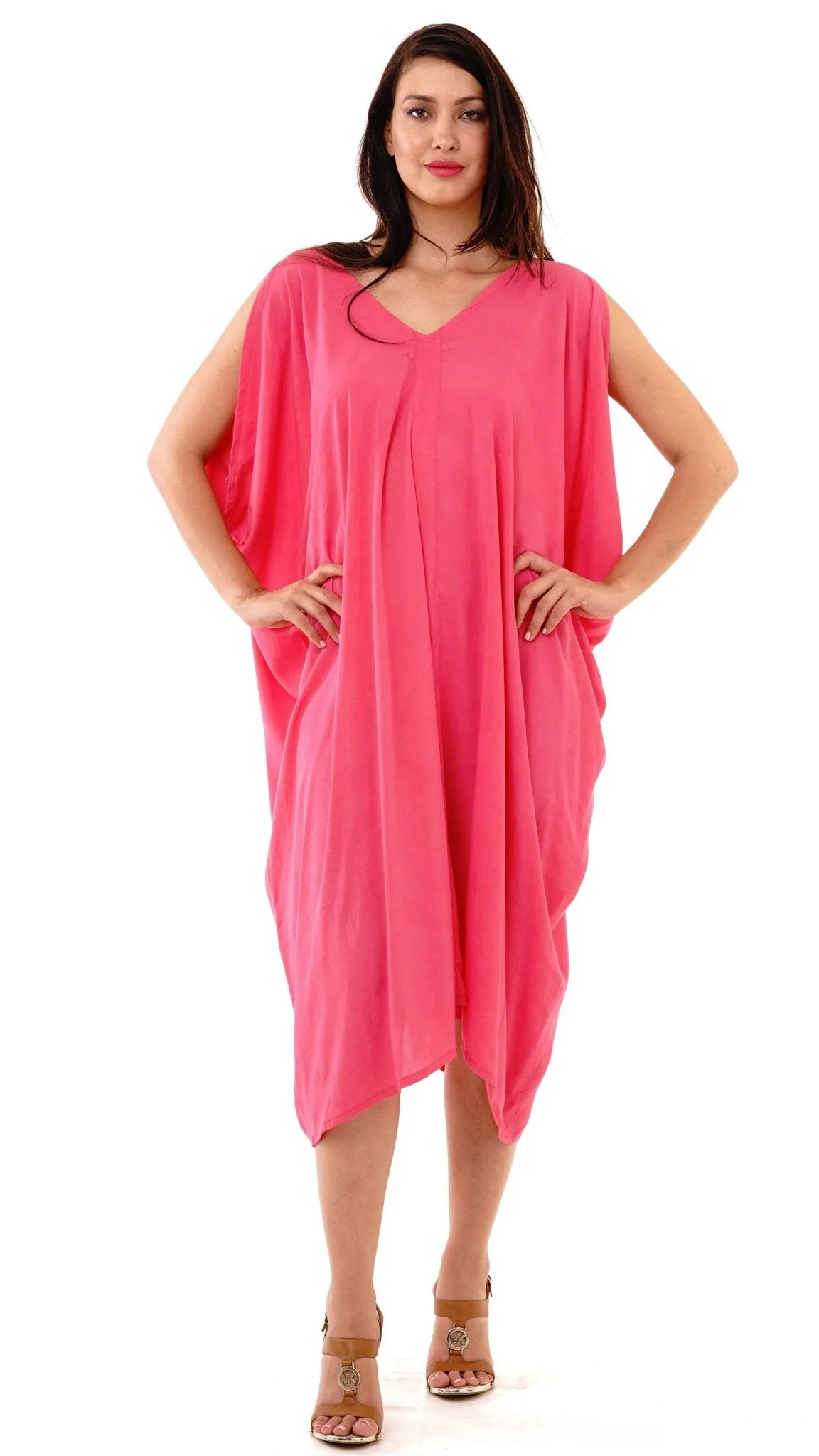 Attika Goddess Loose Fitting Tunic Sleeveless Summer Dress