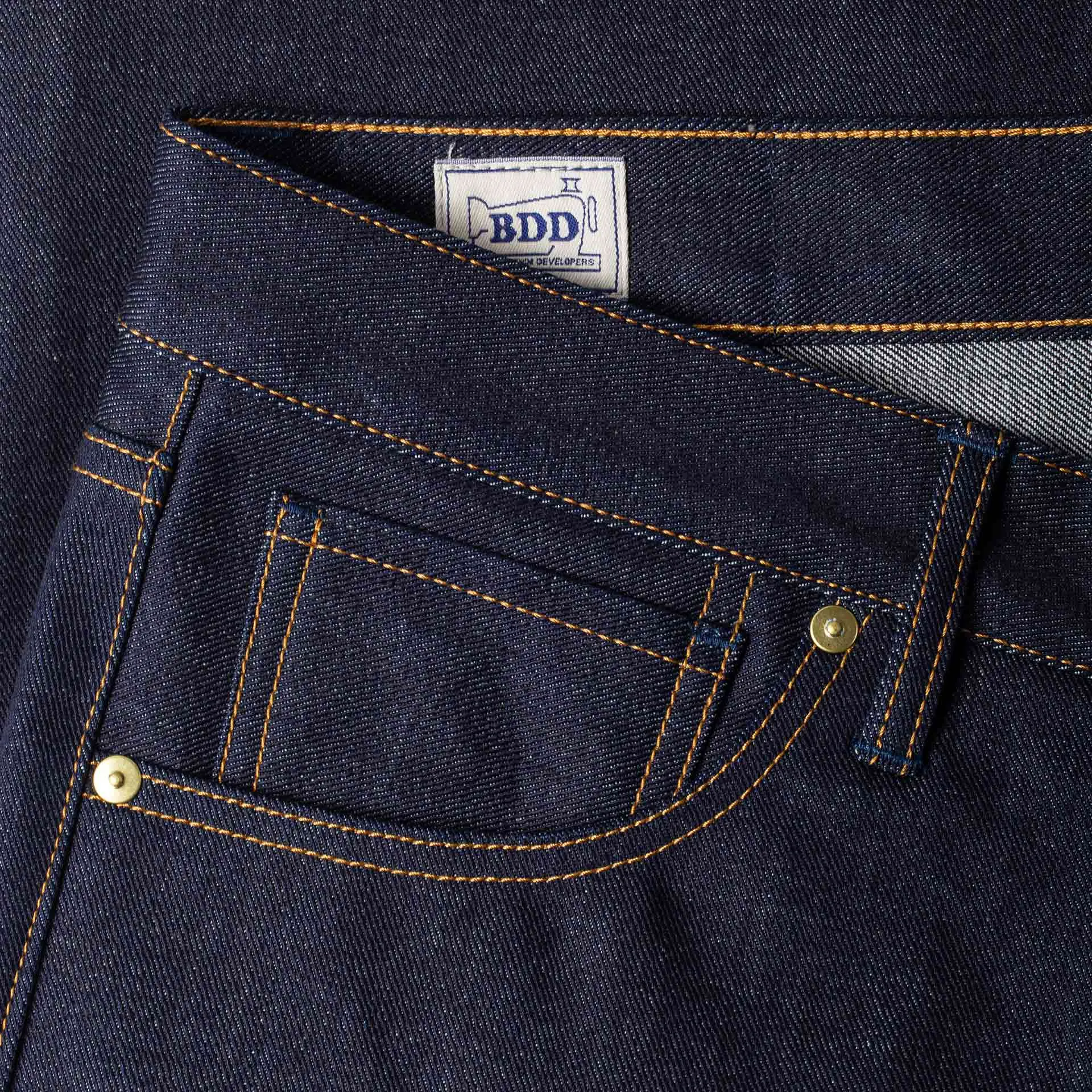 B-04 RELAXED 14 oz. easy fade LHT selvedge