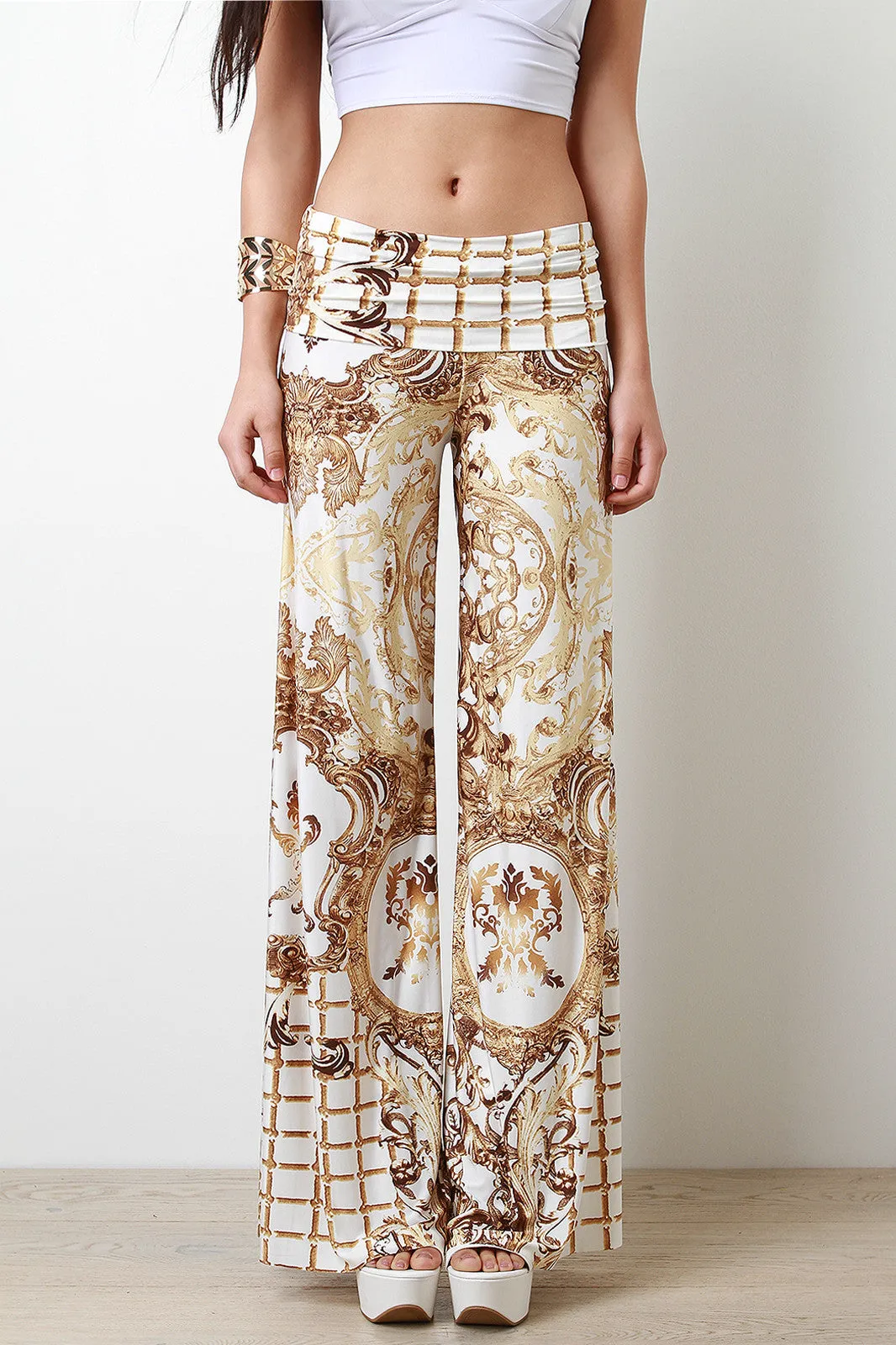 Baroque Wide Leg Pants