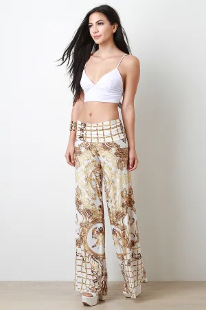 Baroque Wide Leg Pants