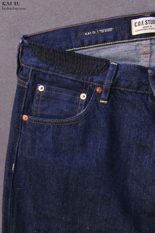 Boro Jeans - Deep Indigo - 32 (relaxed fit)