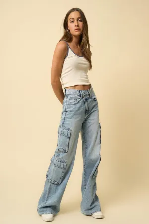 Crossover Relaxed Cargo Jeans