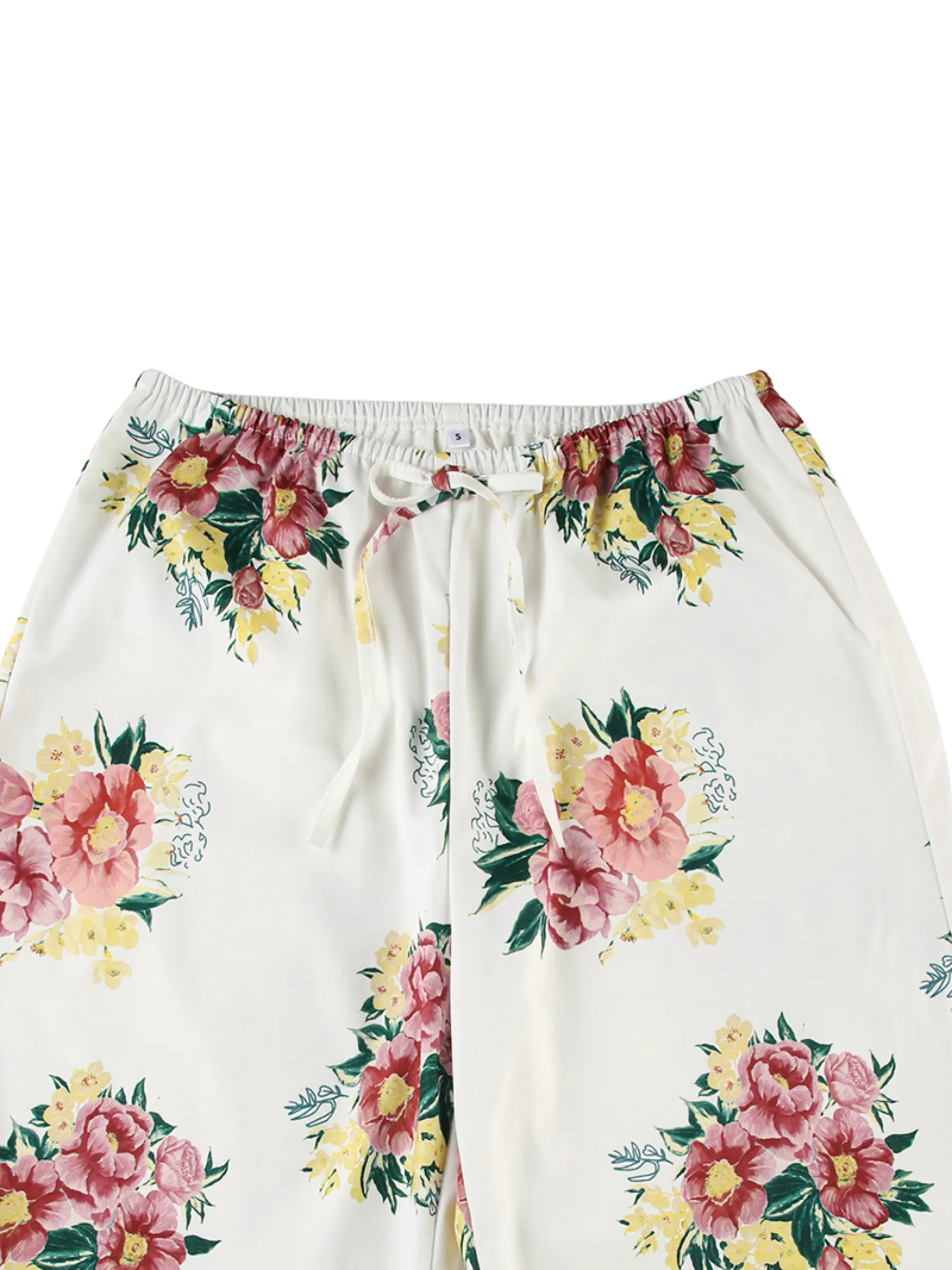 December Floral Casual Pants