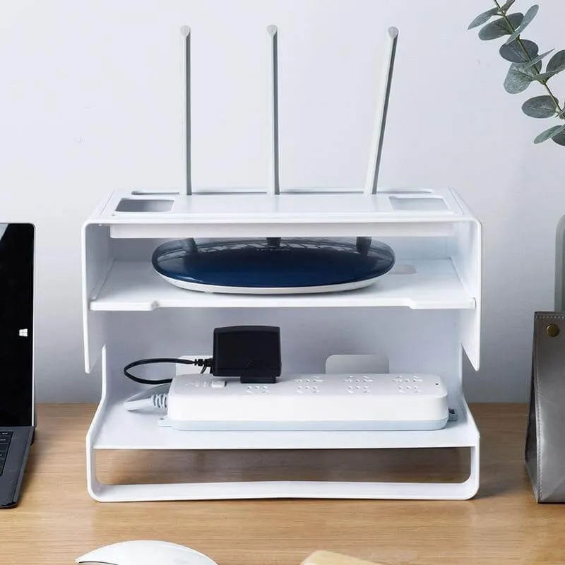 Elegant Desktop Wifi Router Organizer Storage Box