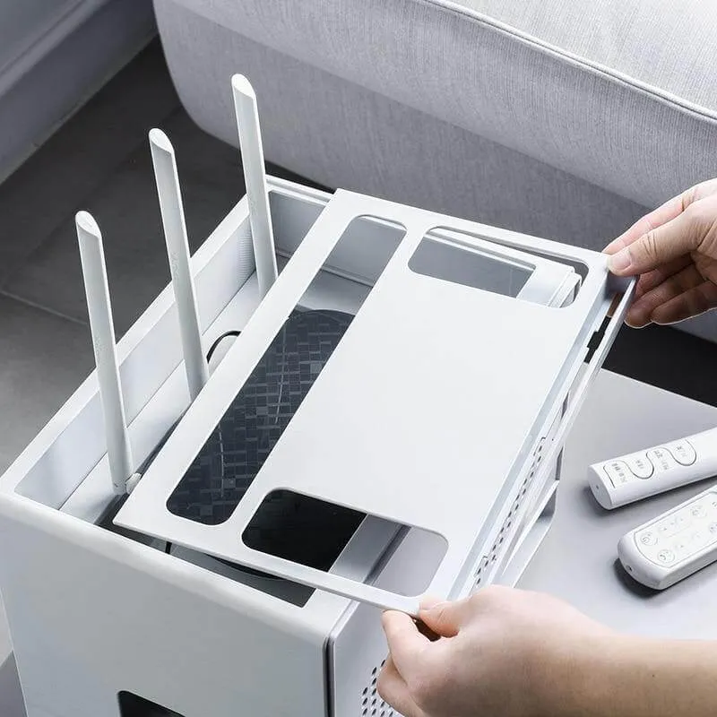 Elegant Desktop Wifi Router Organizer Storage Box