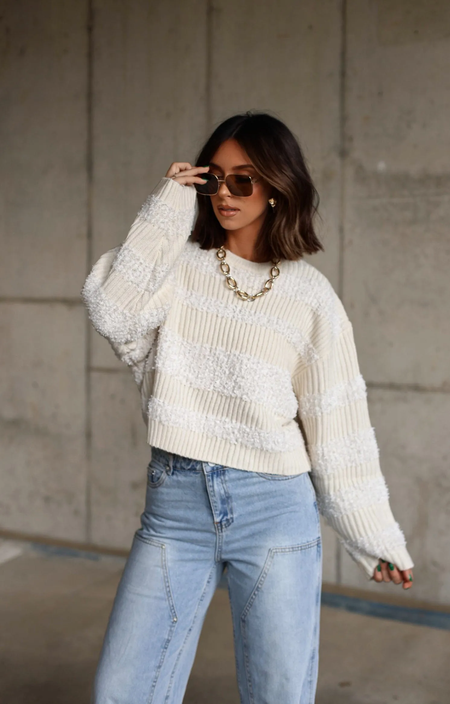 Fuzzy Findings Sweater