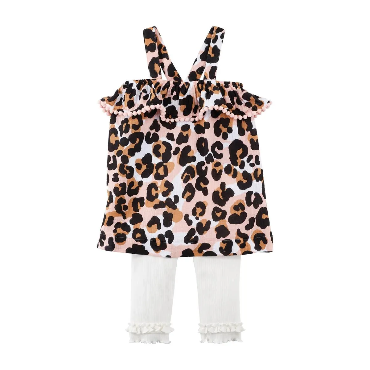 Leopard Capri Set | Mud Pie