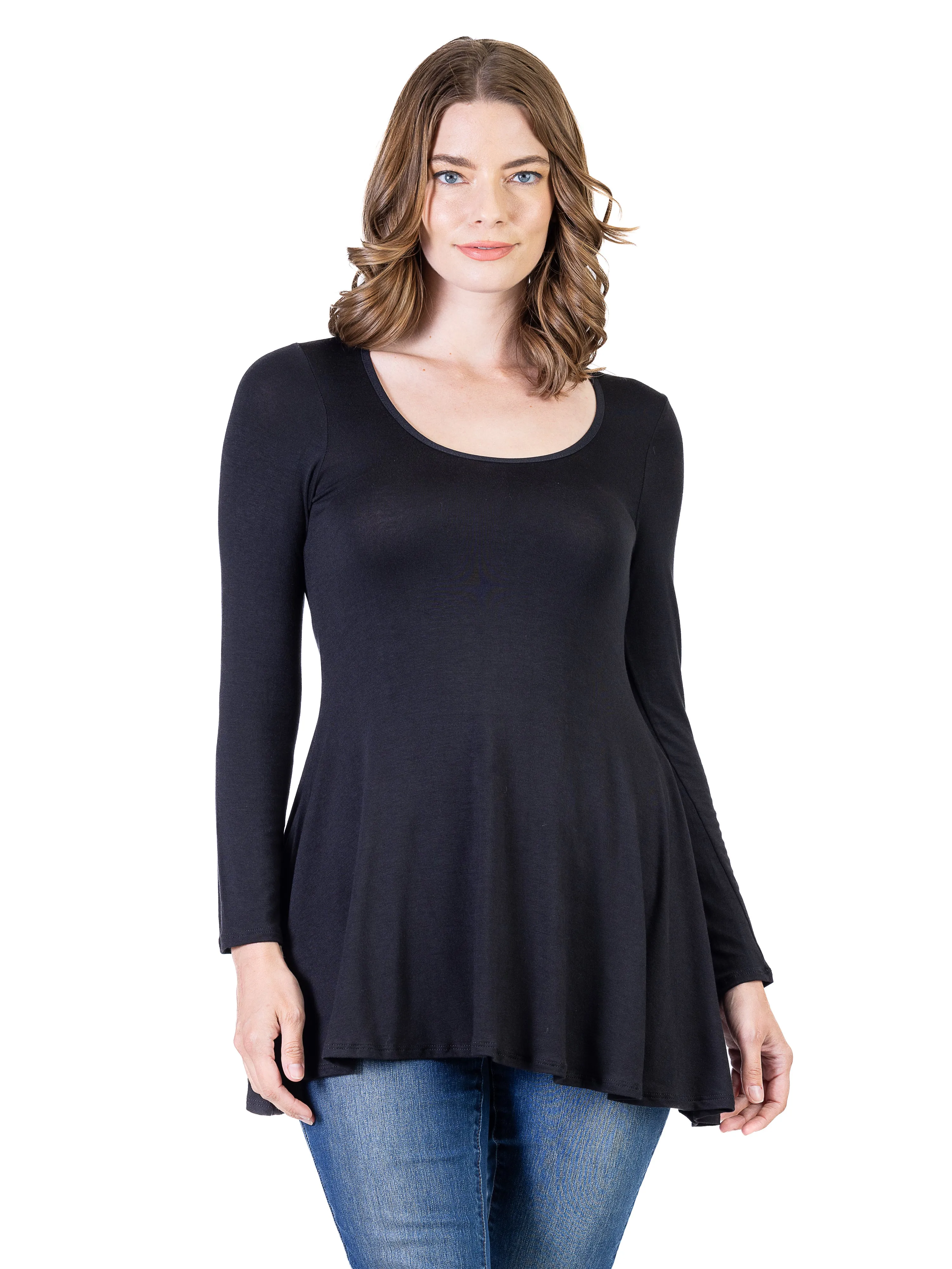 Long Sleeve Tunic Top For Women