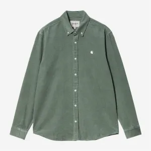 L/S Madison Fine Cord Shirt - Park/Wax