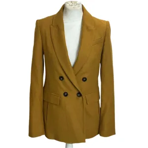 Me&Em Goldenrod Recycled Wool Boyfriend Blazer XXS