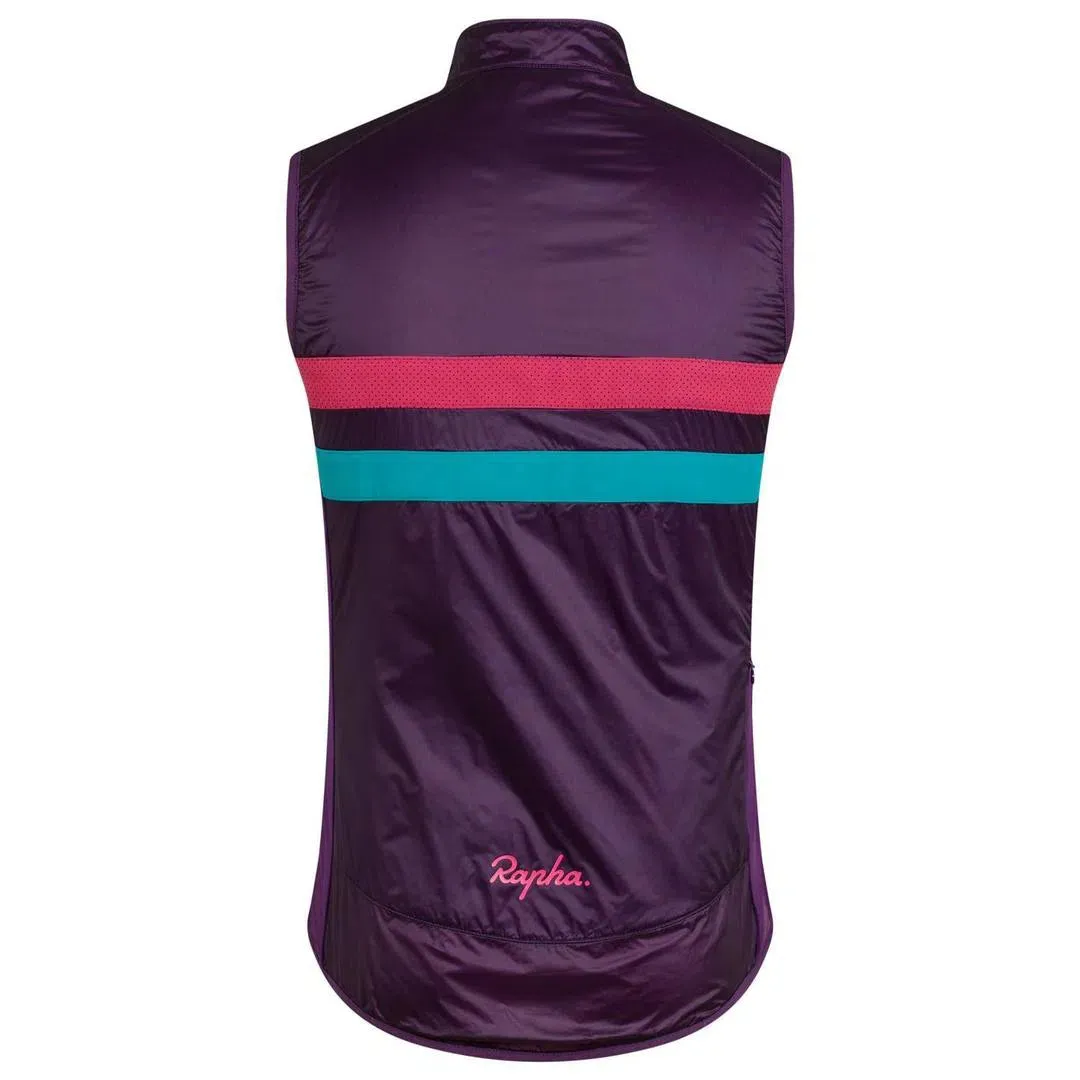 RAPHA Brevet Insulated Gilet - Purple