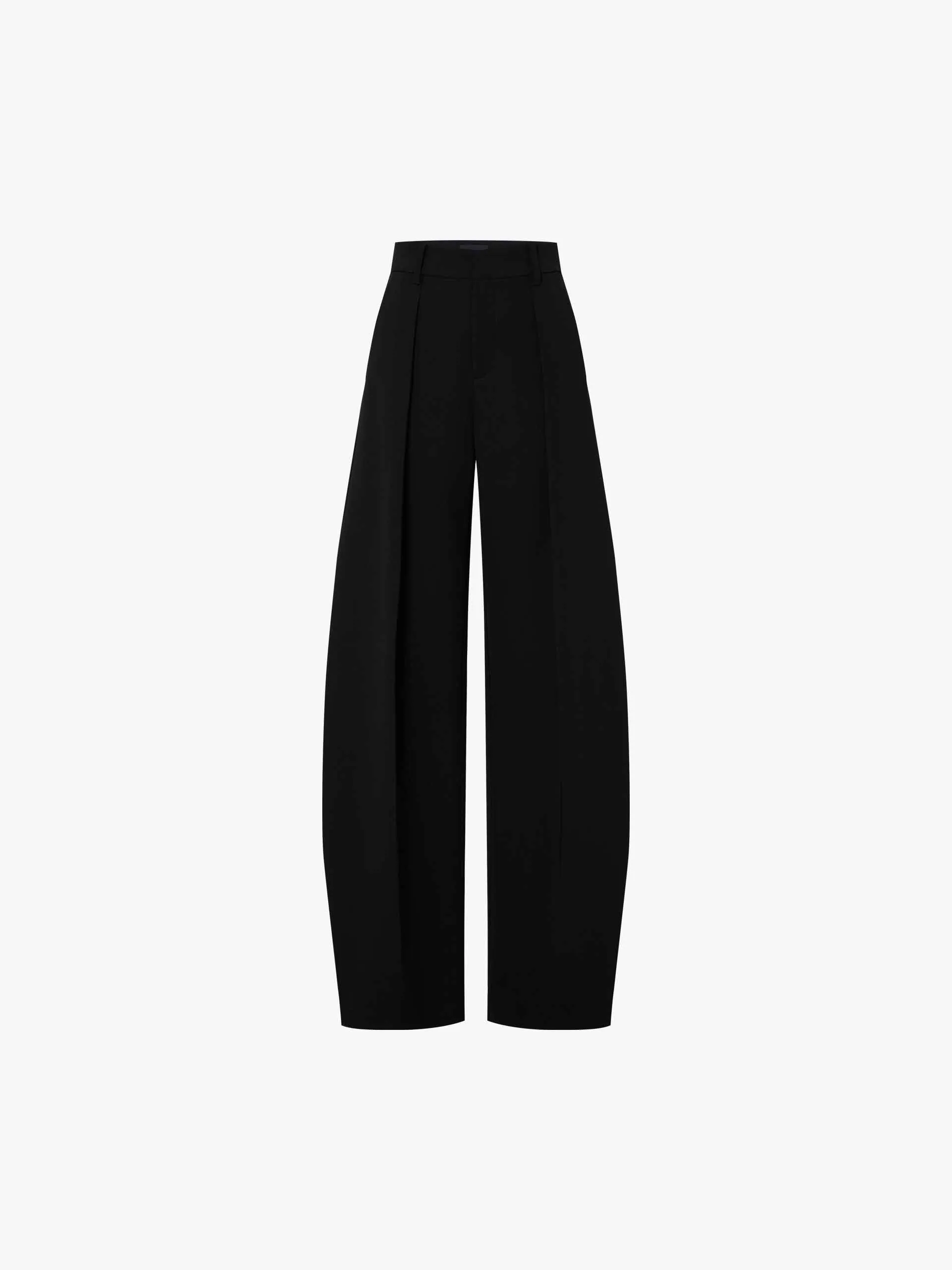 Relaxed Barrel Leg Pants