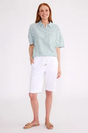 RELAXED SHORT WHITE