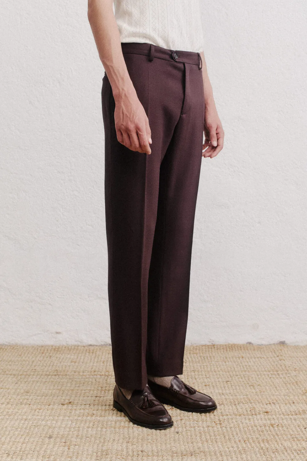 RELAXED TAILORED TROUSERS