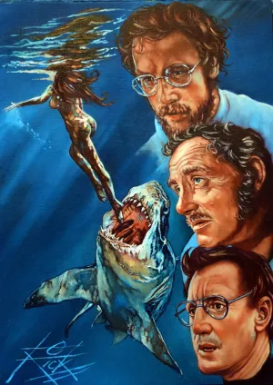 Rick Melton - Jaws Opening Scene -  Art Print