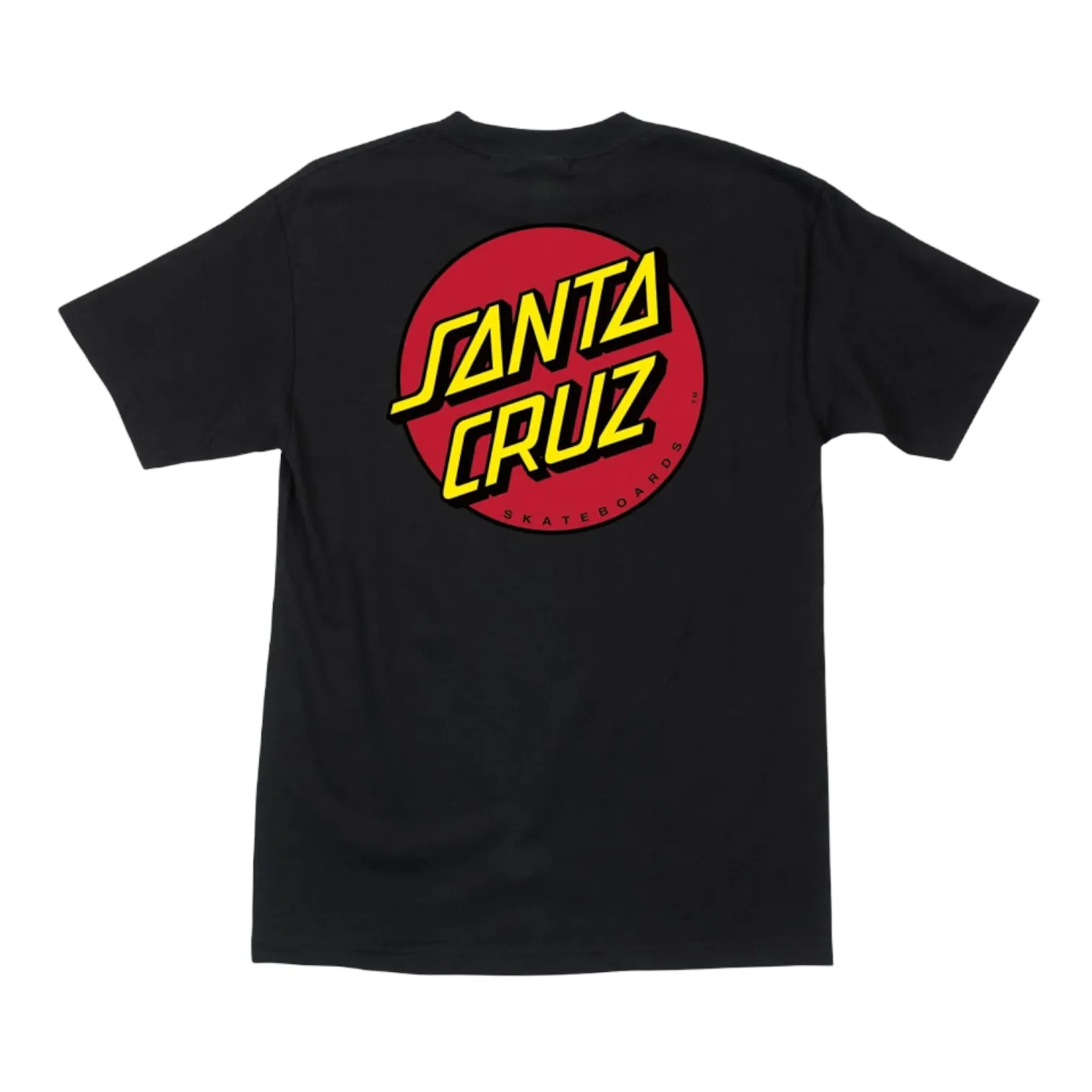 Santa Cruz Classic Dot T Shirt Black