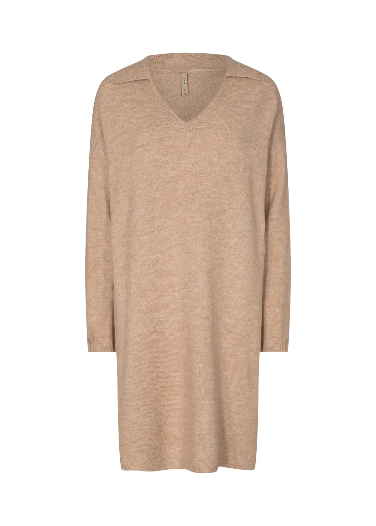 Soya Concept Tunic Jumper Dress Camel