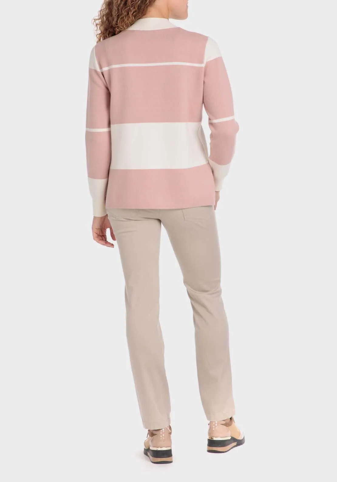 Striped Sweater - Pink