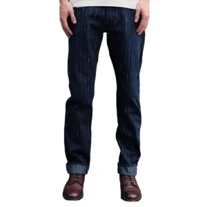 Studio D'Artisan Indigo "Rain" Kasuri Selvedge Jeans (Tapered)