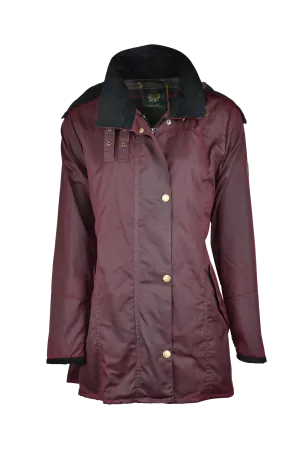 W02 - Women's Olivia Waxed Jacket - PLUM